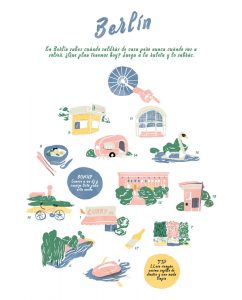 berlin traveler illustration