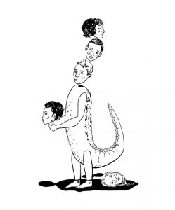Dead Crocodile Illustration