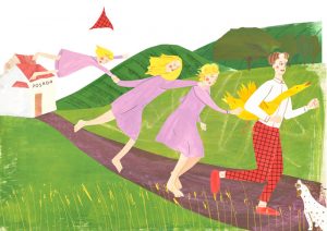 the golden goose storybook illustration