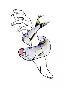 Fish Hand Foot Illustration