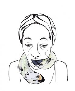 Get Out Fish Illustration