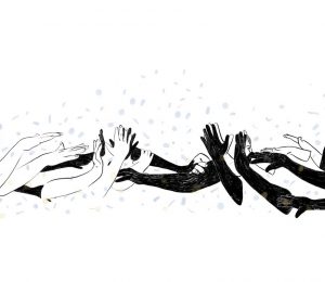 Hand play illustration