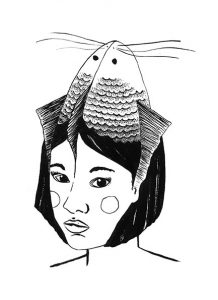 Portrait with Fish
