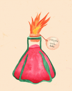 potion to explote animation
